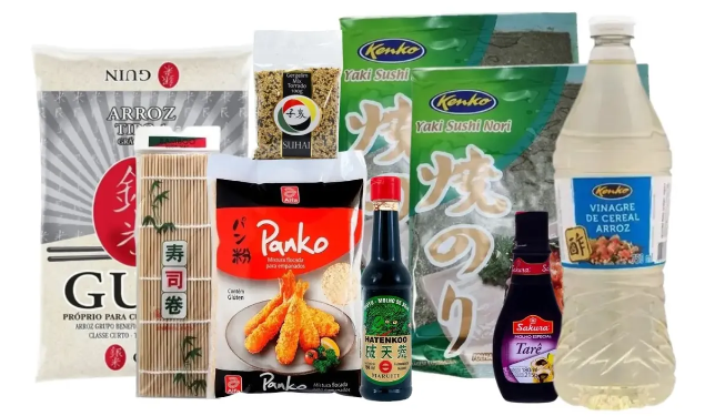 kit para fazer sushi em casa